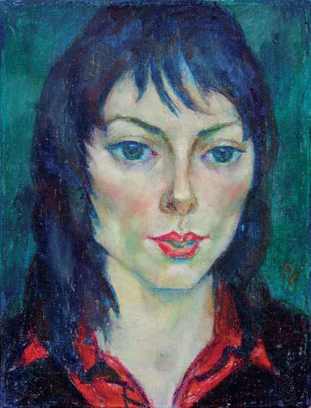ASYA SELUTYNA , canvas, oil pastel, 35 � 27 cm, 2011



