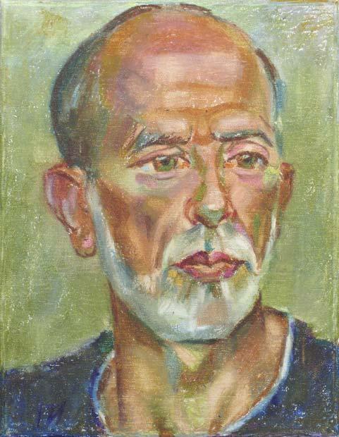 ILYA, canvas, oil pastel, 35 � 27 cm, 2010



