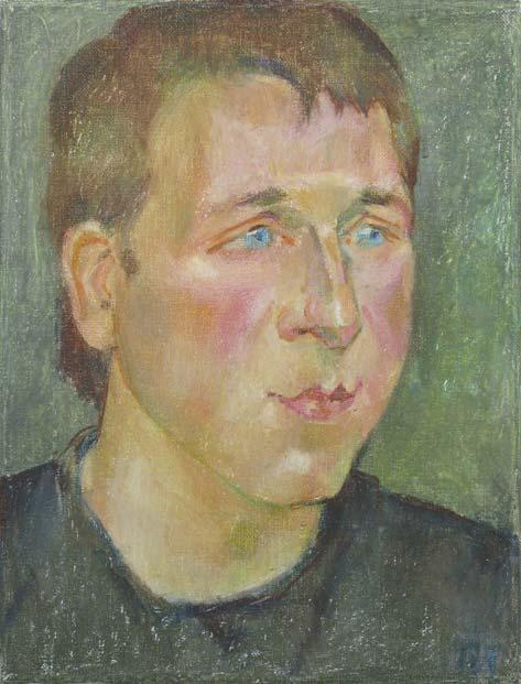 NICOLAY, canvas, oil pastel, 35 � 27 cm, 2010



