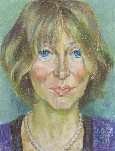 MARYA , canvas, oil pastel, 35 � 27 cm, 2010



