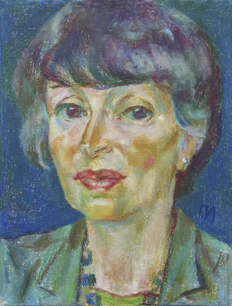 NATALYA , canvas, oil pastel, 35 � 27 cm, 2010



