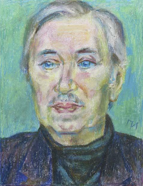 VENEDIKT , canvas, oil pastel, 35 � 27 cm, 2010



