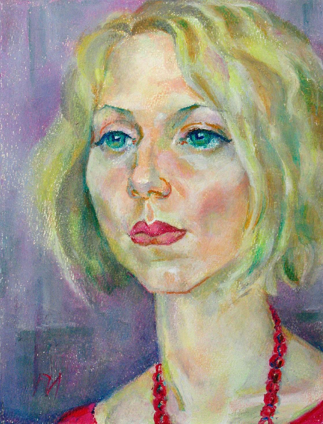 ALLA , paper, oil pastel, 35 � 27 cm, 2011



