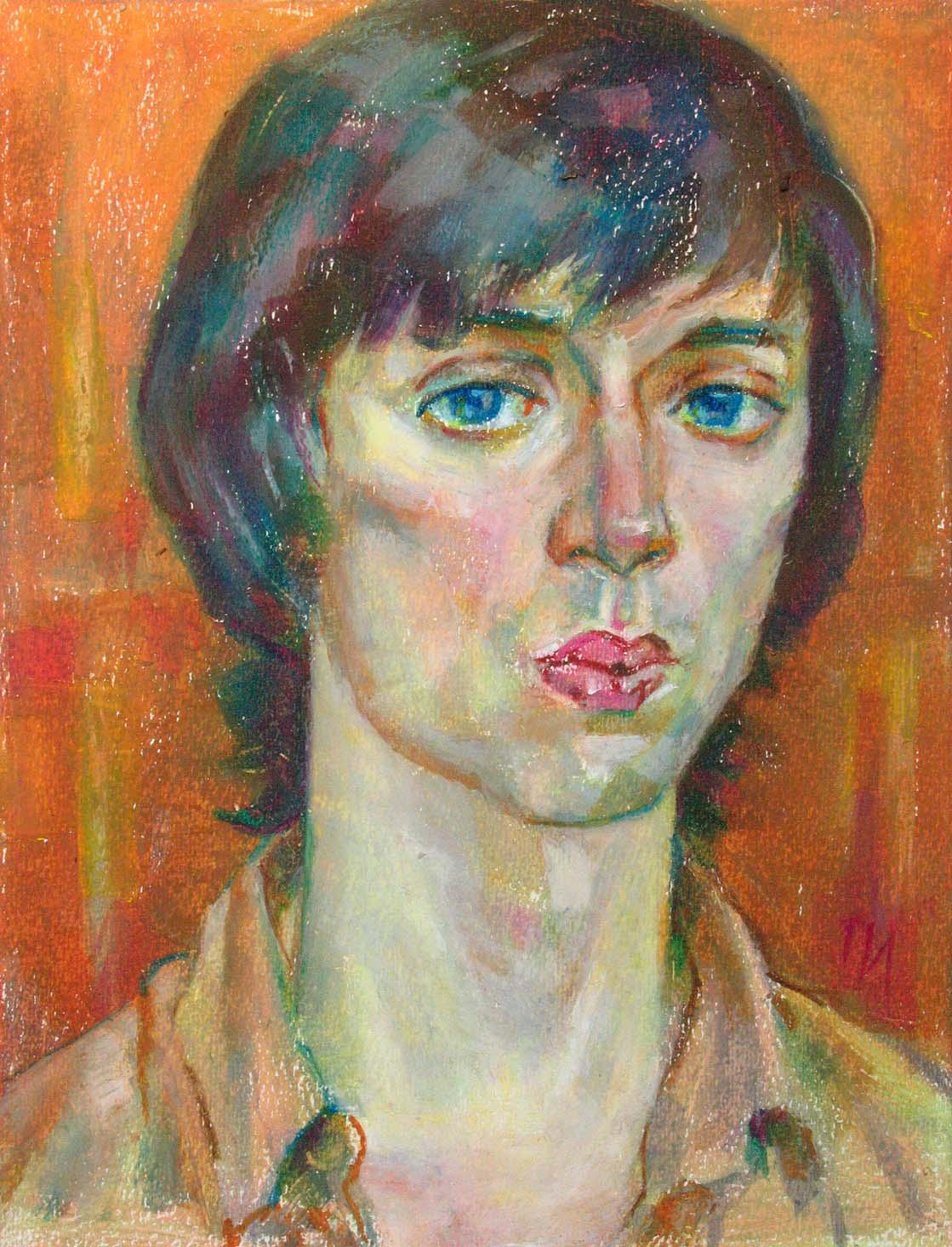 MAXIM , paper, oil pastel, 35 � 27 cm, 2011



