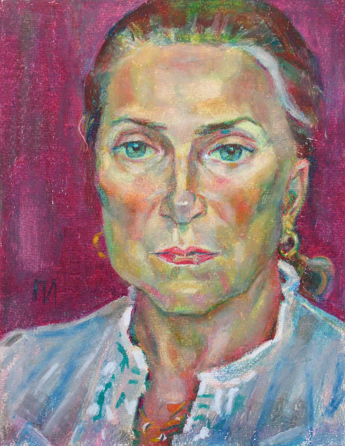 OLGA , paper, oil pastel, 35 � 27 cm, 2011



