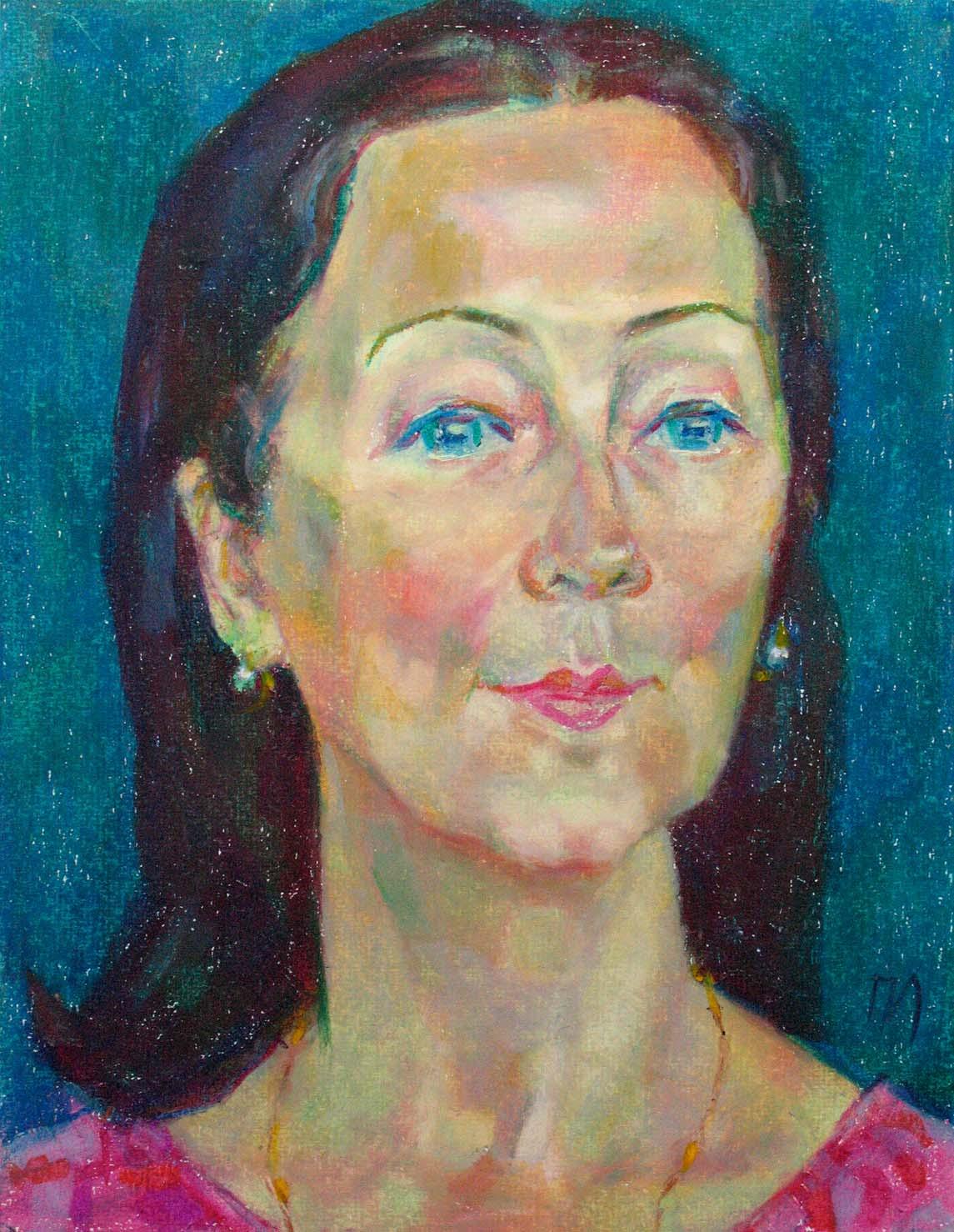 GALINA , paper, oil pastel, 35 � 27 cm, 2011



