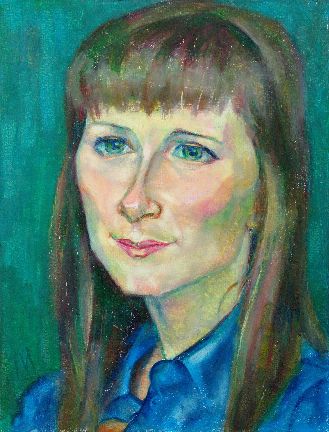 OLGA , paper, oil pastel, 35 � 27 cm, 2011




