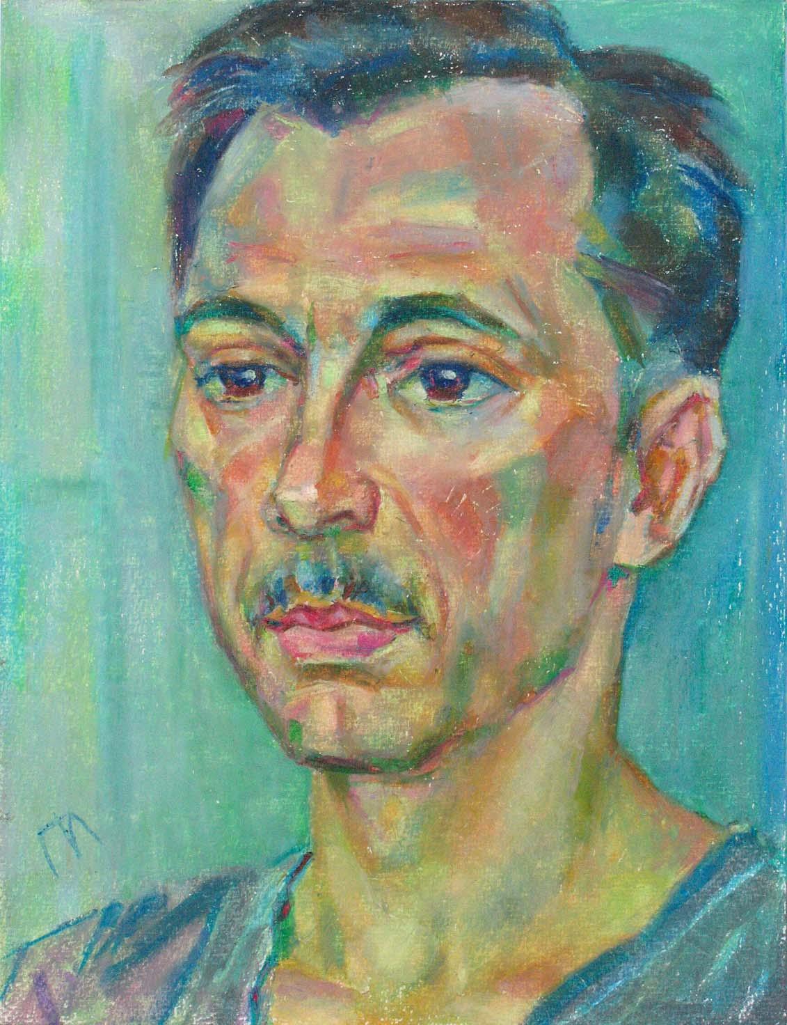 SERGEY , paper, oil pastel, 35 � 27 cm, 2011




