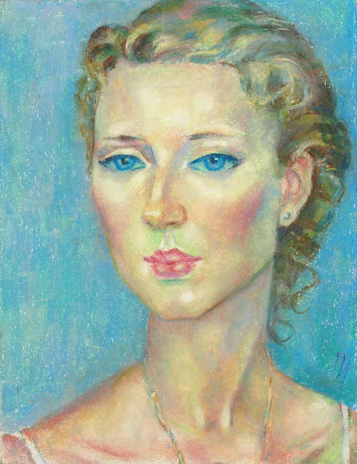 YANINA , paper, oil pastel, 35 � 27 cm, 2011



