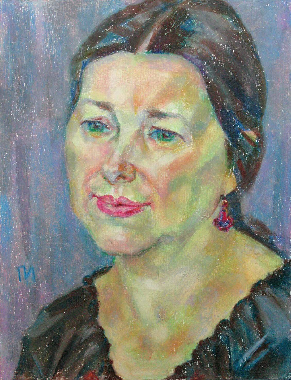 ELENA , paper, oil pastel, 35 � 27 cm, 2011




