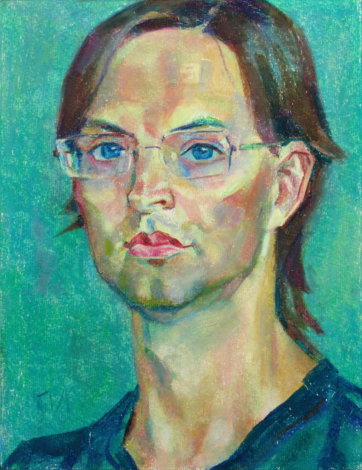 VLADISLAV , paper, oil pastel, 35 � 27 cm, 2011



