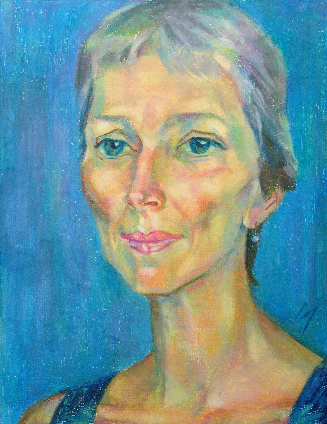 NATALYA , paper, oil pastel, 35 � 27 cm, 2011



