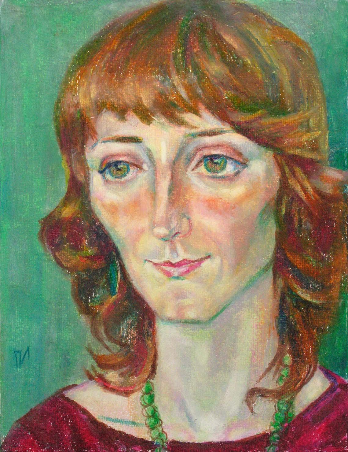 NATALIYA , paper, oil pastel, 35 � 27 cm, 2011



