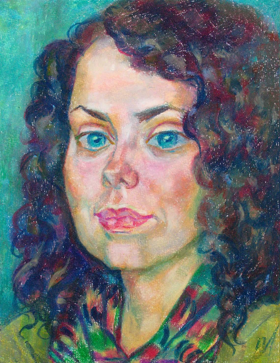 ALENA , paper, oil pastel, 35 � 27 cm, 2011



