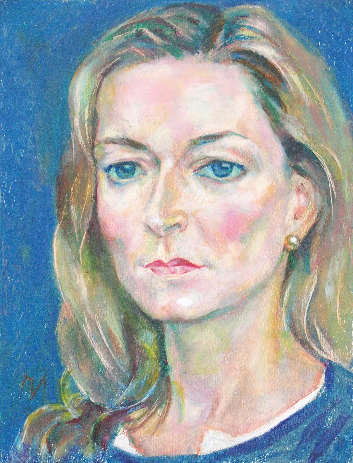 OLGA , paper, oil pastel, 35 � 27 cm, 2011




