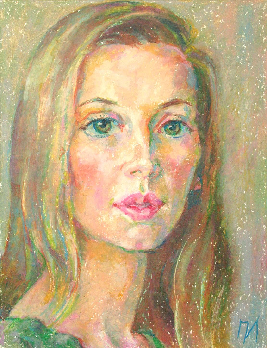 EMILIE  , paper, oil pastel, 35 � 27 cm, 2011



