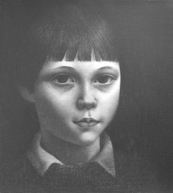 Nastya - the portrait by Leonid Petrushin