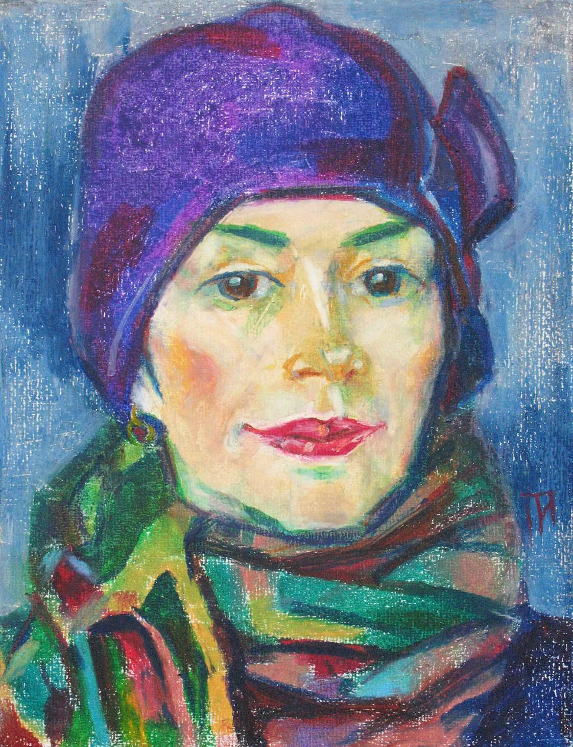 MARINA , paper, oil pastel, 35 � 27 cm, 2011



