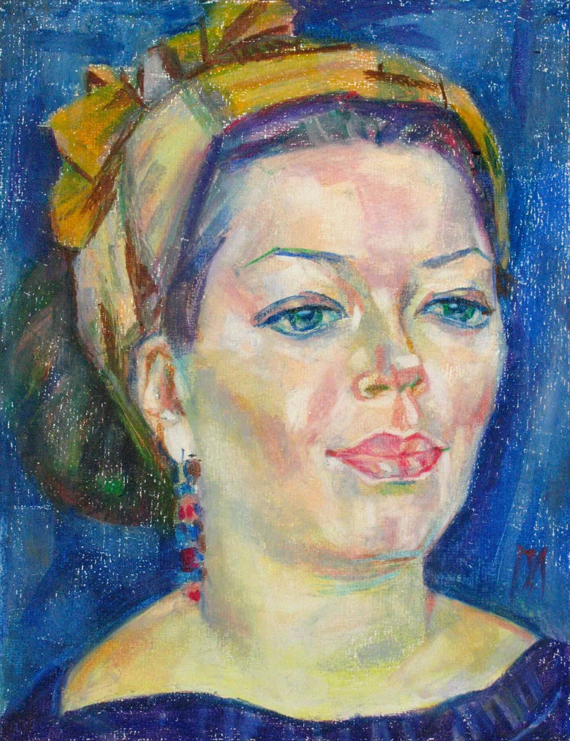 YULIA , paper, oil pastel, 35 � 27 cm, 2011



