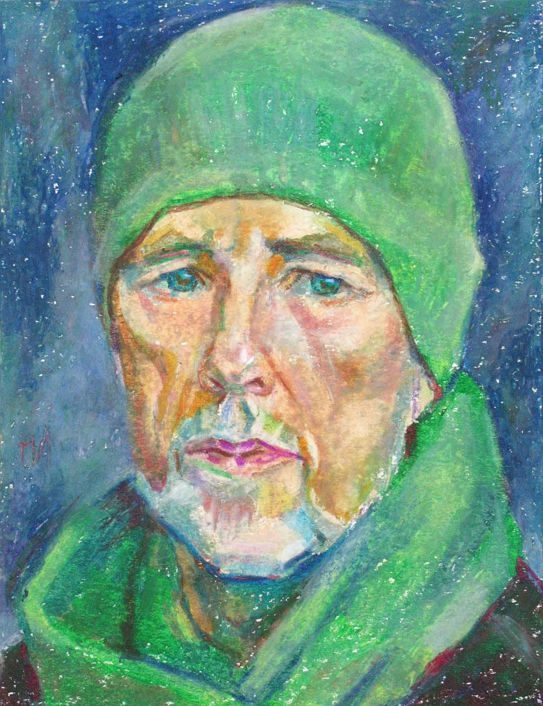 LEO , paper, oil pastel, 35 � 27 cm, 2011



