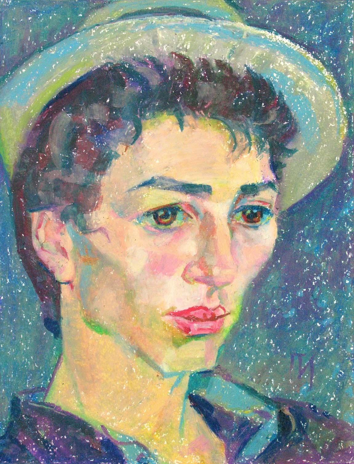 LOUIS , paper, oil pastel, 35 � 27 cm, 2011



