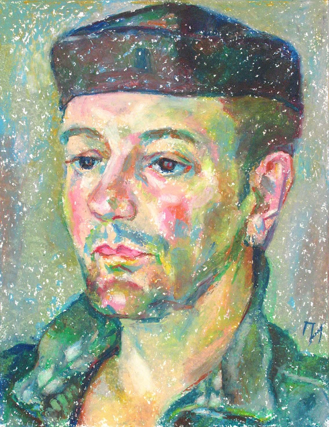 LIONEL , paper, oil pastel, 35 � 27 cm, 2011



