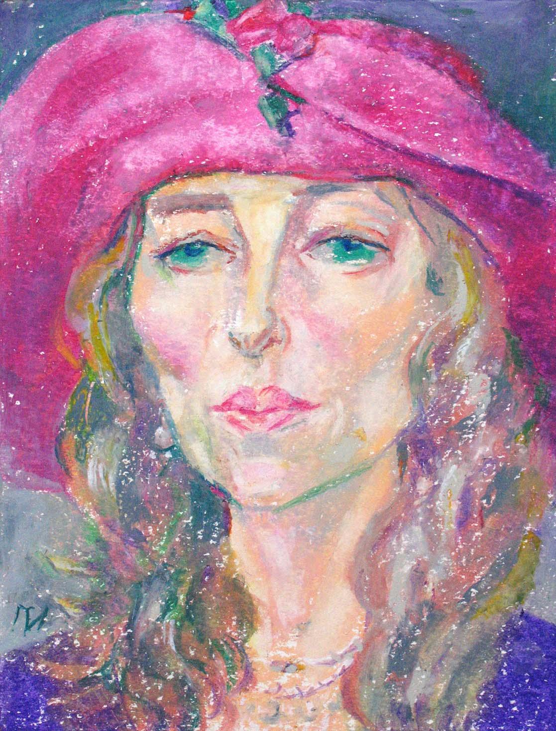 DARYA , paper, oil pastel, 35 � 27 cm, 2012



