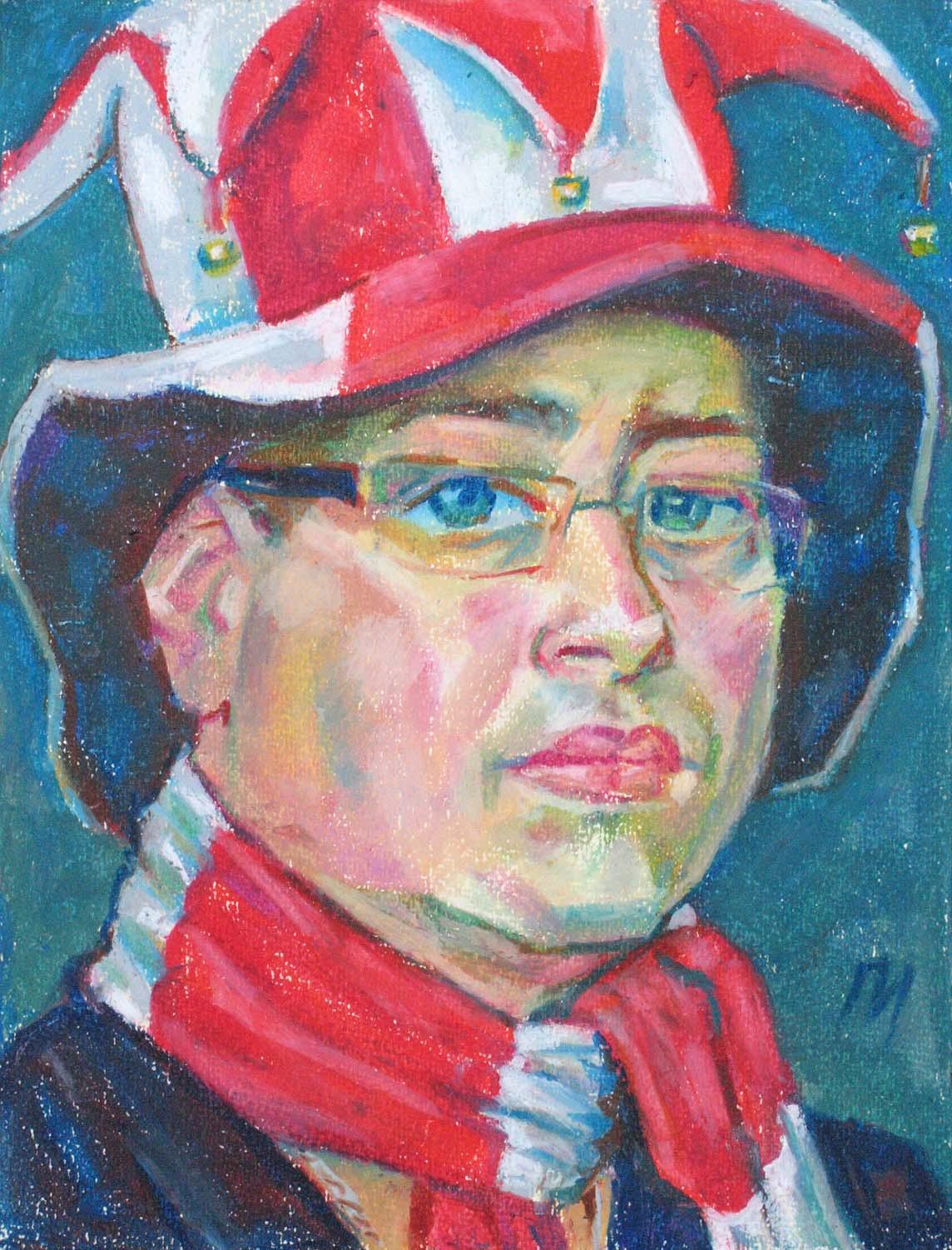 DENIS , paper, oil pastel, 35 � 27 cm, 2012



