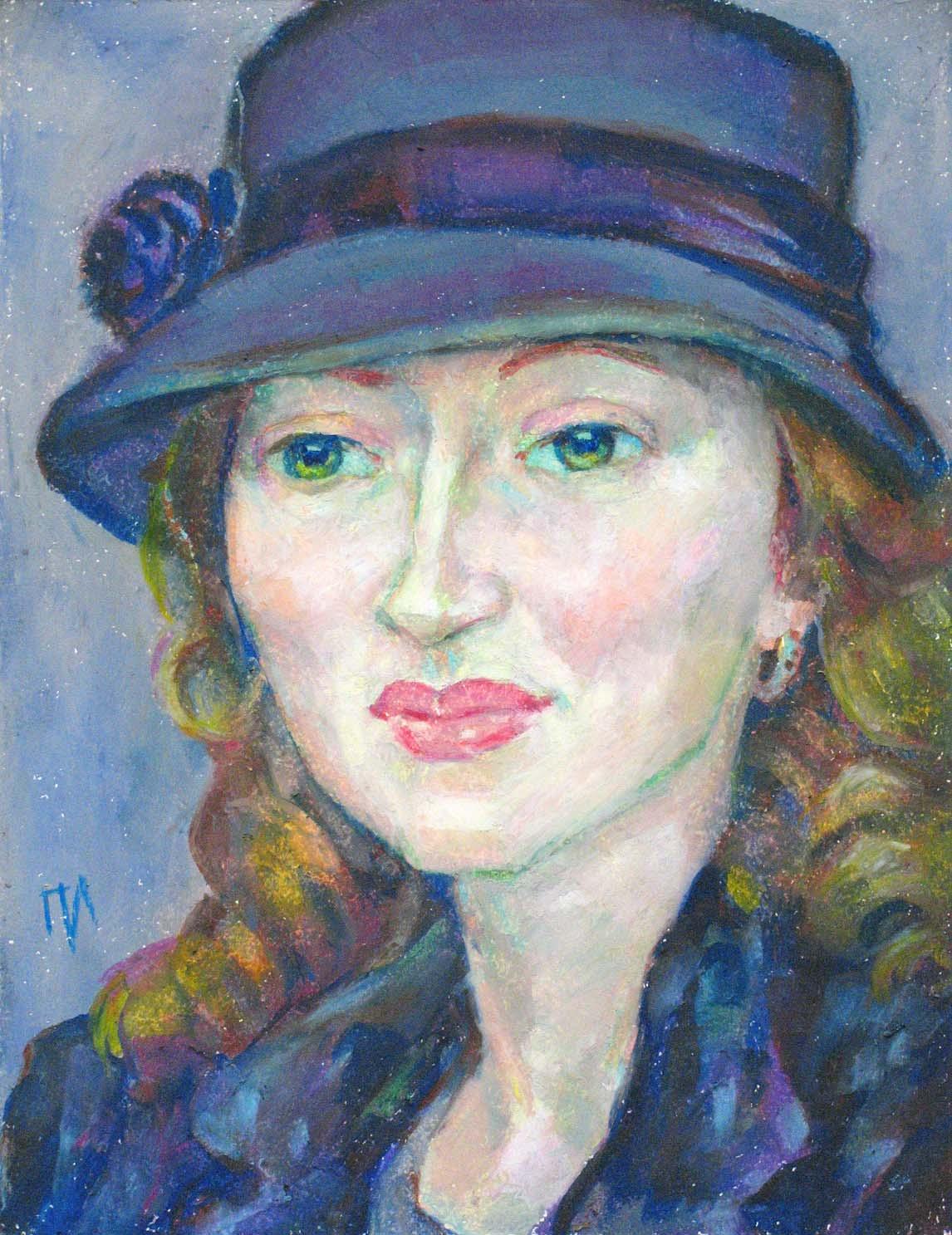 SVETLANA , paper, oil pastel, 35 � 27 cm, 2012



