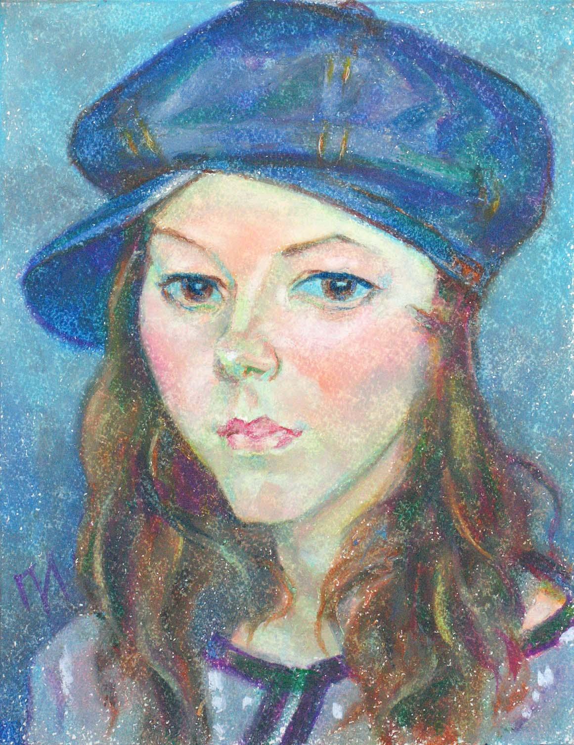 ZINA , paper, oil pastel, 35 � 27 cm, 2012



