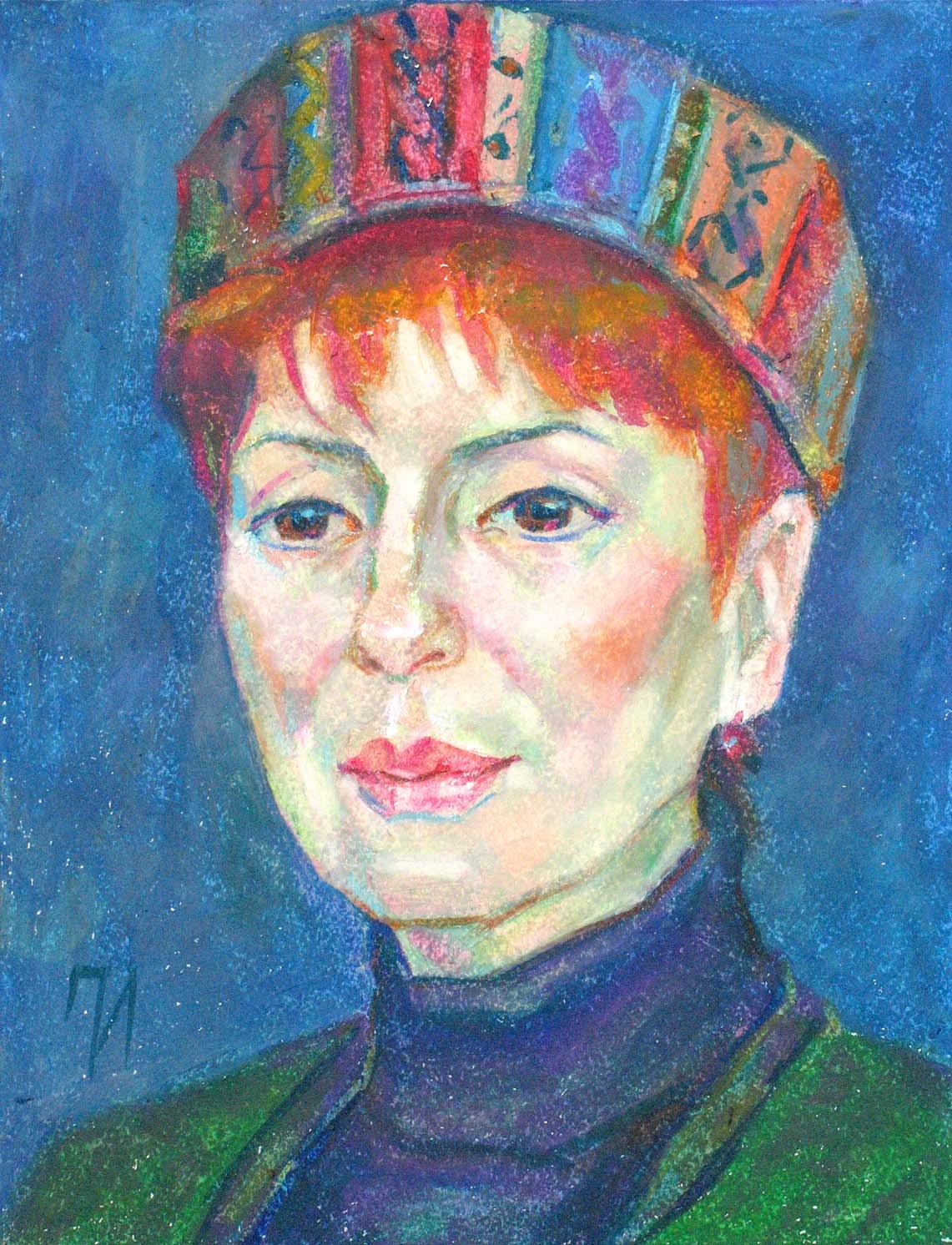 MARGARITA , paper, oil pastel, 35 � 27 cm, 2012



