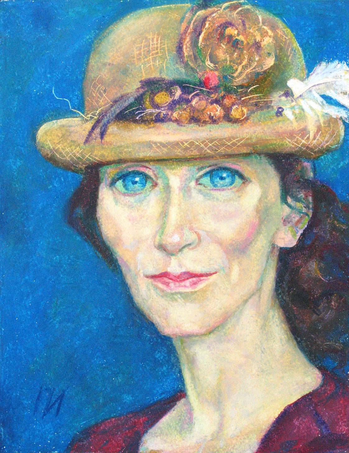 IRINA , paper, oil pastel, 35 � 27 cm, 2012



